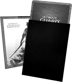 Ultimate Guard Katana Card Sleeves - Standard Size 100ct - Black 4260250073810 - Image 1