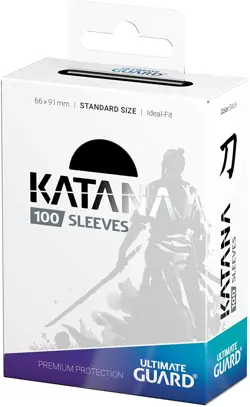 Ultimate Guard Katana Card Sleeves - Standard Size 100ct - Black 4260250073810 - Image 3