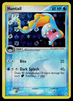 Pokemon Card - Huntail Hidden Legends 19/101 Rare Reverse Holo - Image 1