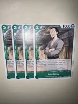 OP12-027 Koushitou X4 Playset One Piece Card Game TCG CCG English - Image 5