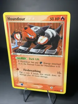 Houndour Team Rocket Returns 60/109 Vintage Pokemon Card LP 2004 - Image 2