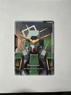 GUNDAM TCG CARD GAME - RESOURCE - Gundam Dynames - R-023 C+ FOIL ENGLISH GD03 - Image 1