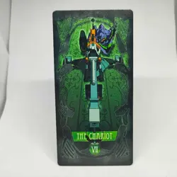 7 THE CHAARIOT Unit 01 & Unit 00 Neon Genesis Evangelion Evangelion Tarot Cards - Image 1