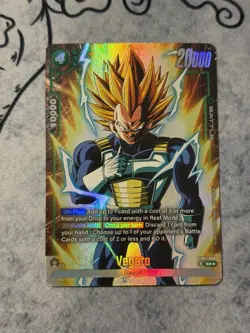 Dragon Ball Super Card Game Fusion World Vegeta FB01-096 (Alternate Art) NM DB1 - Image 1