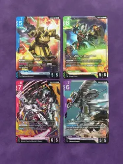Bandai Gundam Card Game GD03 Unit Lot LR The-O Altron GQuuuuuuX Barbatos Lupus - Image 1