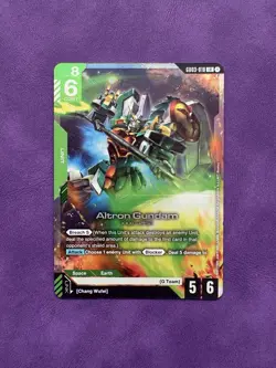 Bandai Gundam Card Game GD03 Unit Lot LR The-O Altron GQuuuuuuX Barbatos Lupus - Image 4