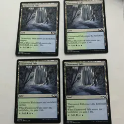 4x Thornwood Falls M20 Core Set 2020 MTG Magic The Gathering Playset LP - Image 1