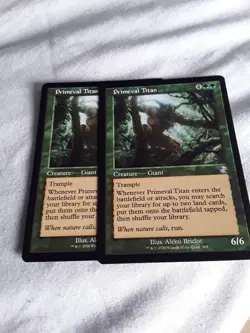 Magic: The Gathering TCG Primeval Titan ~ Time Spiral Remastered - TSR 365 - Image 2