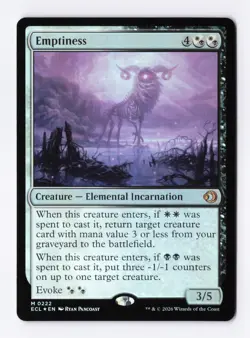 Emptiness (Foil) 0222 (M) MTG Lorwyn Eclipsed (ECL) - Image 1