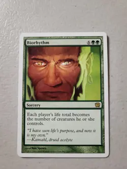 Magic The Gathering 9th Edition Biorhythm #231/350 MTG TCG CCG Ninth LP - Image 1