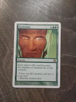 Biorhythm - LP - 9th Edition Rare - MTG Magic The Gathering - Image 1