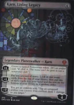 Karn, Living Legacy (Borderless) - Dominaria United: #372, MTG Lp C288 - Image 1