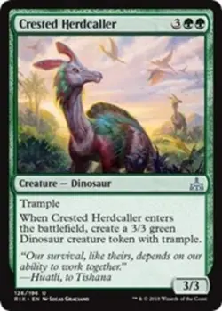 Crested Herdcaller - Rivals of Ixalan #126/196 MTG Magic The Gathering - Image 1