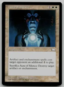 Aura of Silence U Weatherlight NM - Image 1