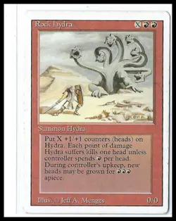 MTG TCG - Rock Hydra Revised Edition # - Near Mint or Better - Image 1
