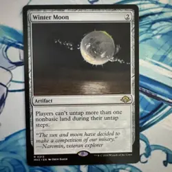 Winter Moon (2 Available) NM-Mint English Modern Horizons 3 Rare 0213 MTG MH3 - Image 1