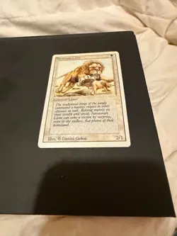 RARE LP!! MTG Savannah Lions Third EDITION! - Image 1