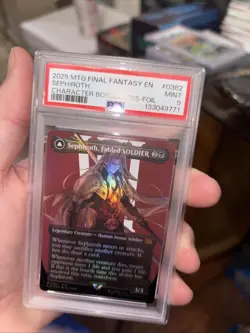 Sephiroth, Fabled SOLDIER (0382) (Borderless) Final Fantasy Foil PSA 9 🔥 - Image 1