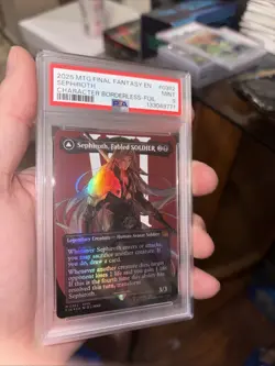 Sephiroth, Fabled SOLDIER (0382) (Borderless) Final Fantasy Foil PSA 9 🔥 - Image 2