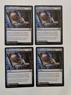 4x Waterlogged Teachings - Modern Horizons 3 - MH3 - Near Mint - MTG - Image 1