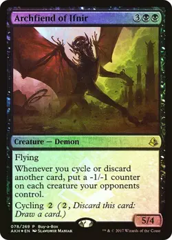 Archfiend Of Lfnir*FOIL* - PROMO - NM - Magic The Gathering - MTG - Image 1