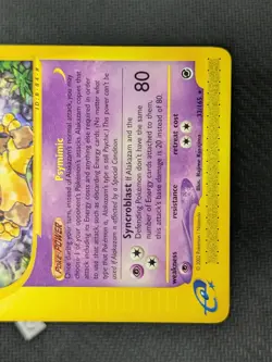 Alakazam 33/165 - Expedition Non-Holo Rare Pokemon TCG NM - Image 5