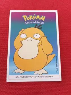 #54 PSYDUCK ENTON PSYKOKWAK DUNKIN BOOMER 2000 NINTENDO FREAK CARTE POKEMON TBE - Image 1
