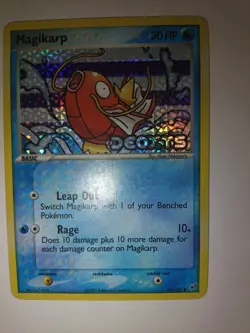 Pokemon TCG Magikarp EX Deoxys 64/107 Reverse Holo Common Basic 2005 - Image 1