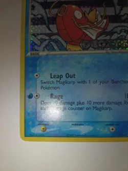 Pokemon TCG Magikarp EX Deoxys 64/107 Reverse Holo Common Basic 2005 - Image 5