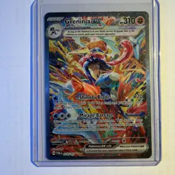 "Mint Greninja Pokemon TCG TWM EN Special Illustration Rare #214 Greninja ex " - Image 1