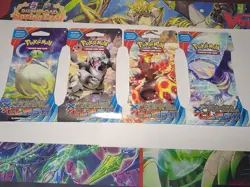 Pokemon XY Primal Clash Sleeved Booster Pack Art Set - Image 1