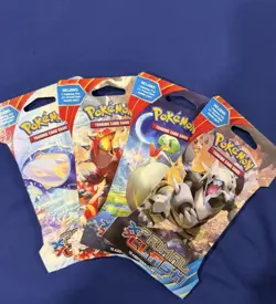 Pokemon TCG - 2015 XY Primal Clash Sleeved Booster Packs - Full Art Set (4pack) - Image 1
