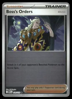 Boss's Orders [Ghetsis] - 114/132 Mega Evolution Holo Trainer Pokemon TCG - Image 1