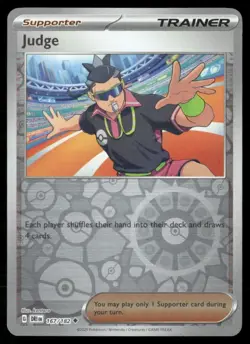 Judge - 167/182 - SV10: Destined Rivals (DRI) Trainer Holo TCG Pokemon - Image 1
