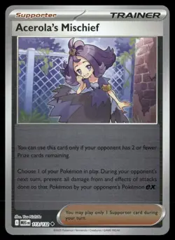 Acerola's Mischief 113/132 Mega Evolution Holo Trainer Pokemon TCG - Image 1