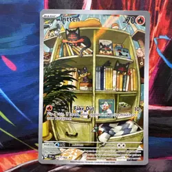 Pokemon TCG Litten - 167/162 - Illustration Rare - SV: Temporal Forces - Holo - Image 1