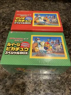 2016 Mario & Luigi Pikachu Pokemon XY Special Promo Box Set New Sealed - Image 4