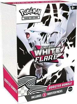 Pokemon TCG Scarlet & Violet 10.5 White Flare Booster Bundle Set - 6 Packs - Image 1