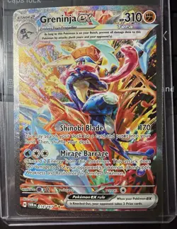 2024 POKEMON GRENINJA EX TWILIGHT MASQUERADE SPECIAL ILLUSTRATION #214/167! MINT - Image 1