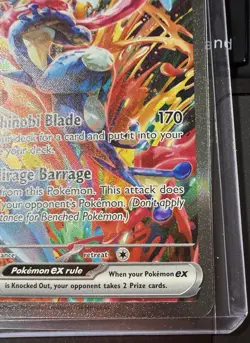 2024 POKEMON GRENINJA EX TWILIGHT MASQUERADE SPECIAL ILLUSTRATION #214/167! MINT - Image 4