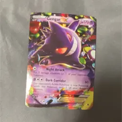 Pokemon Gengar EX Ultra Rare Holo 34/119 170 HP Phantom Forces 60 Attack - Image 1