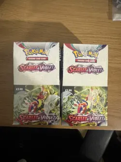 Pokemon TCG Scarlet & Violet Half Booster Box X2( 36 Packs) New And Sealed! ✅ - Image 1