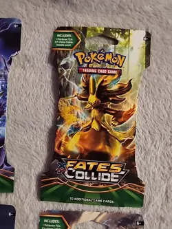 Pokemon XY Fates Collide Sealed Sleeved Booster Pack Art Set (All 4 Artworks) - Image 4