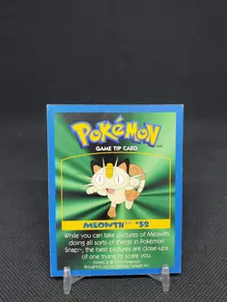 1999 Pokemon Kellogg’s Game Tip Meowth #52 - Image 1