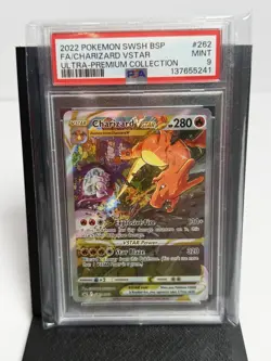 Pokemon Charizard VSTAR SWSH262 Ultra Premium Collection Promo Holo PSA 9 - Image 1