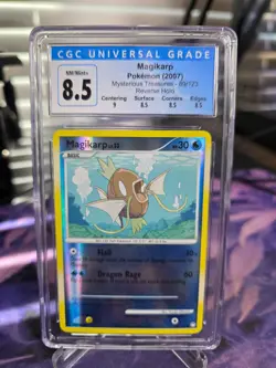 2007 Pokemon Magikarp Mysterious Treasures Reverse Holo 89/123 CGC 8.5 NM+ RARE! - Image 1