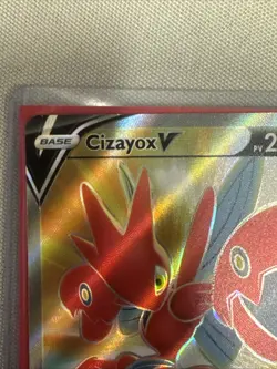 CARTE POKEMON CIZAYOX V 183/189 FA FULL ART TENEBRES EMBRASEES EB03 FR - Image 3