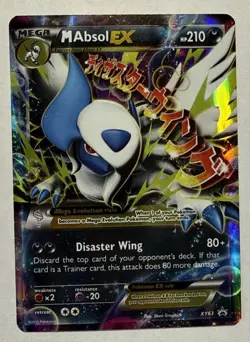 M Absol EX XY63 Promo Holo Pokemon Light Play - Image 1