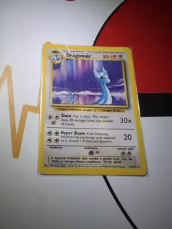 Pokemon TCG Dragonair 18/102 Base Set Non-Holo Rare Card WOTC - Image 1