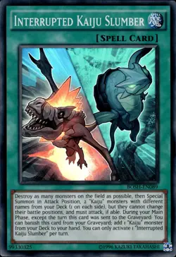 Interrupted Kaiju Slumber - Super Rare BOSH-EN089 - NM - YuGiOh - Image 1